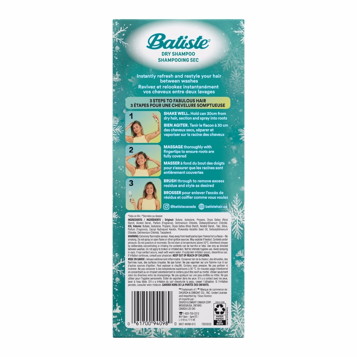 Batiste Pack des fêtes 2x200ml