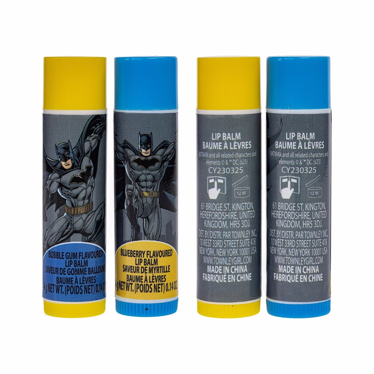 Baume à lèvres Batman en lot de 2 Baume à lèvres Batman en lot de 2