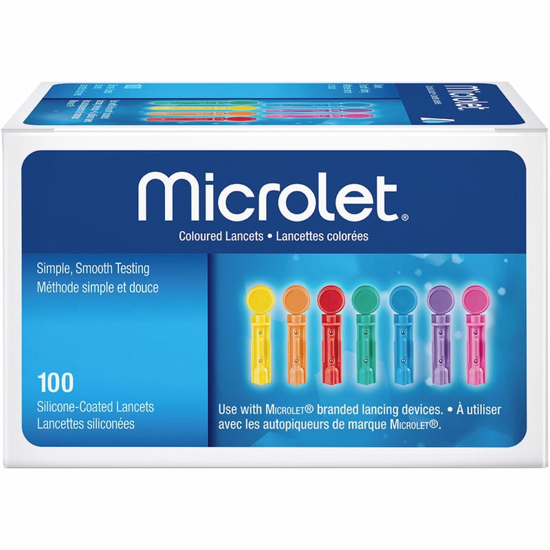 Bayer Coloured Lancets 100.0 Count