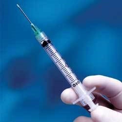 BD Luer-Lok Syringe with Detachable PrecisionGlide Needle -3 ML, 25G X 1 in (309581)
