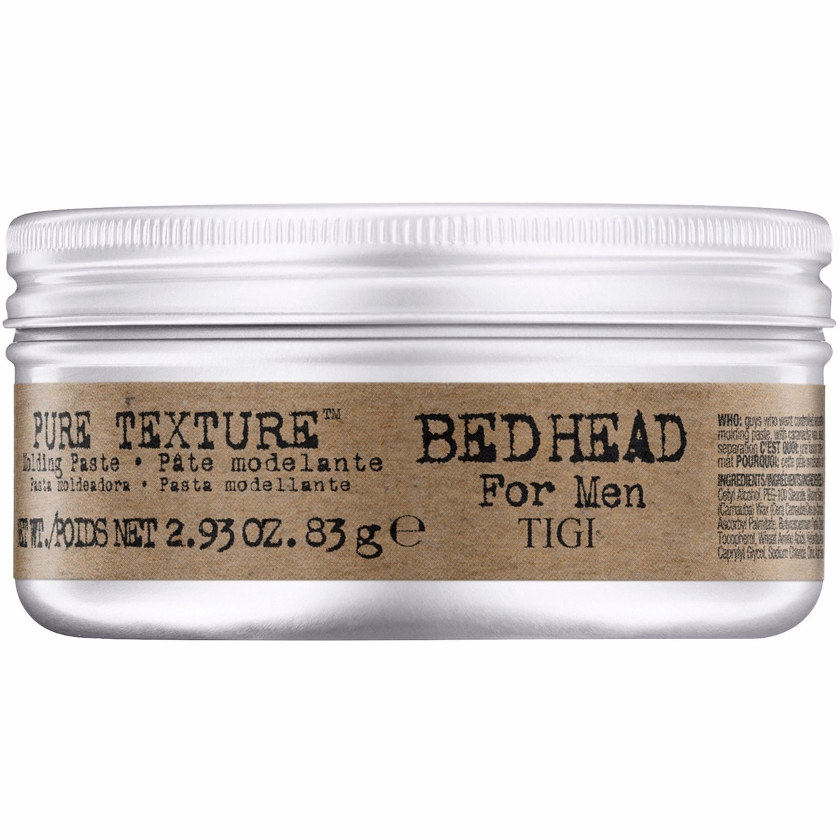 Bed Head 男性用 ピュアテクスチャー成形ペースト