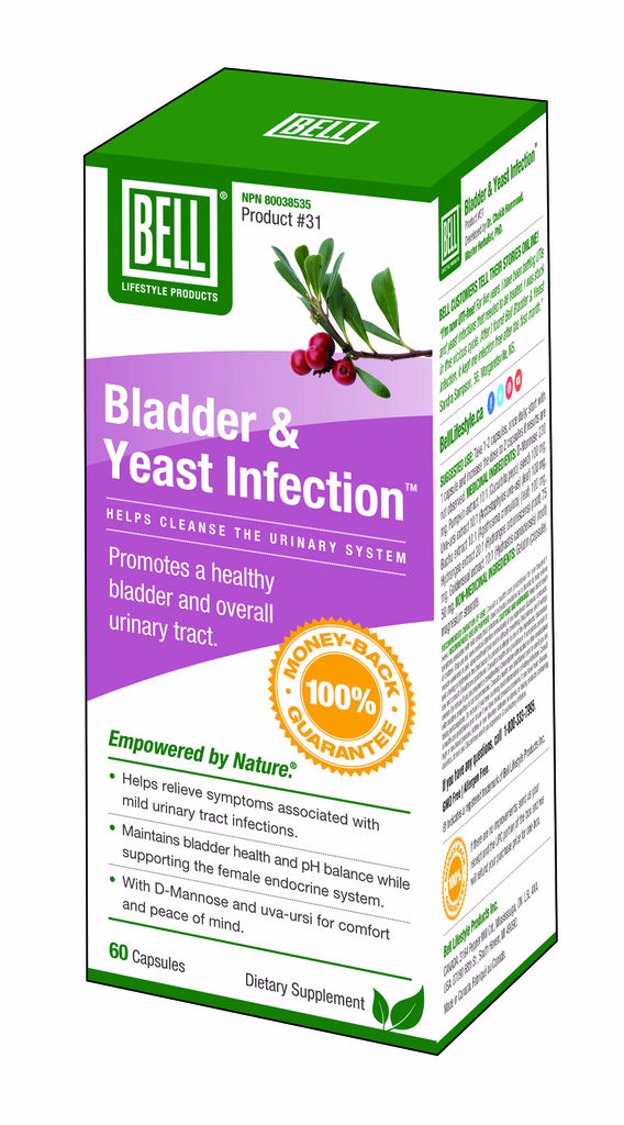 Bell Lifestyle Products Bladder & Yeast Balance 655 Mg - 60 Capsules
