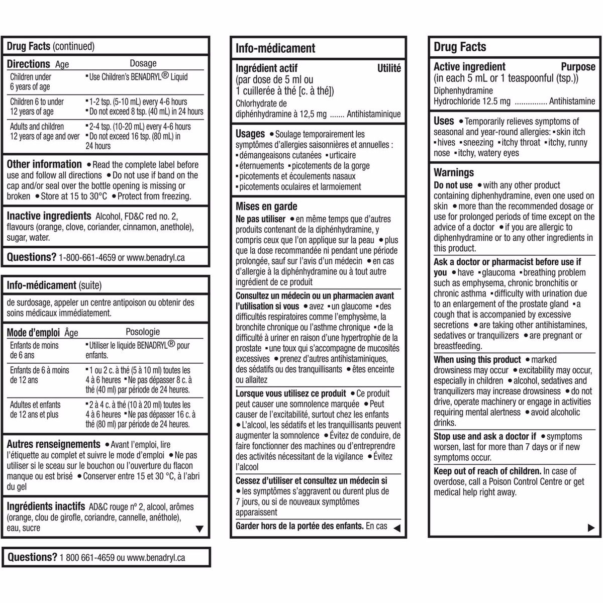 Benadryl Allergy Medicine Liquid 100ml Benadryl Allergy Medicine Liquid 100ml