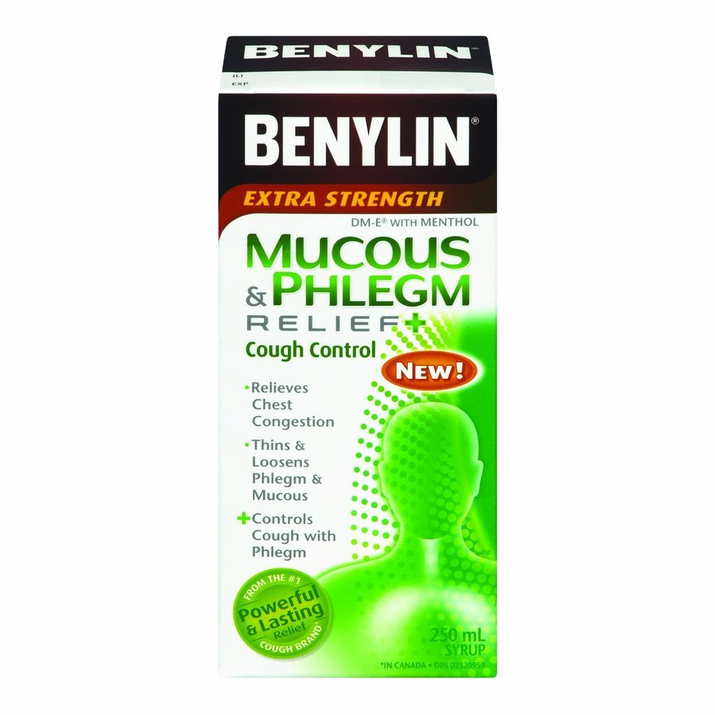 Benylin Extra Strength Mucus & Phlegm Plus Cough Control Syrup, 250 Ml Benylin Extra Strength Mucus & Phlegm Plus Cough Control Syrup, 250 Ml