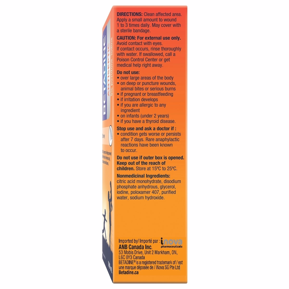 Betadine®  5% Antiseptic Spray