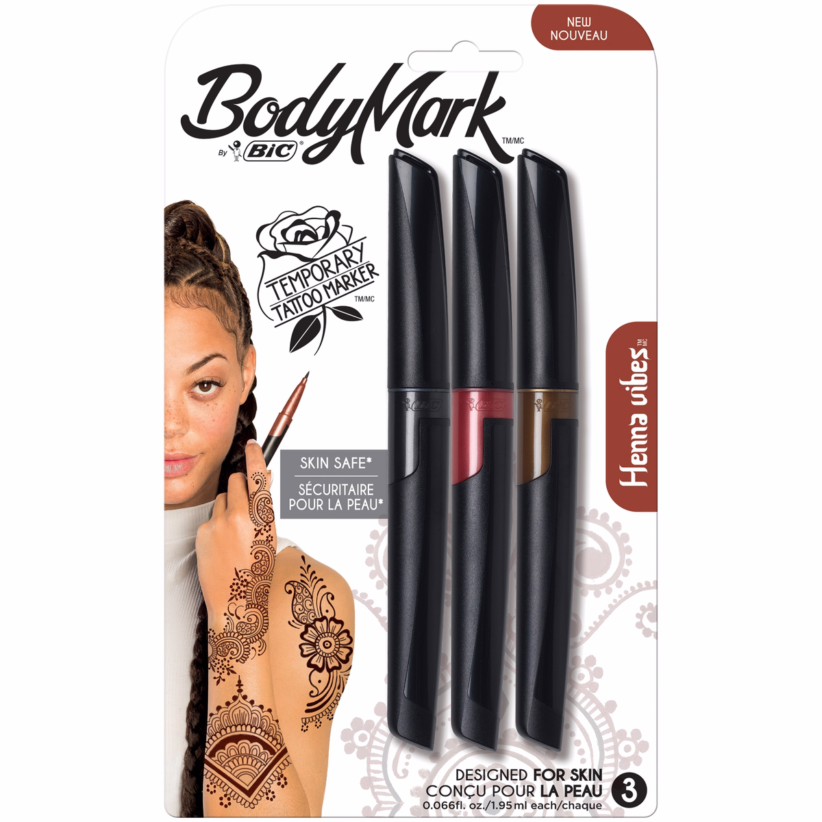 BIC Pen BP31HNAST Bodymark Tattoo Henna (922043)