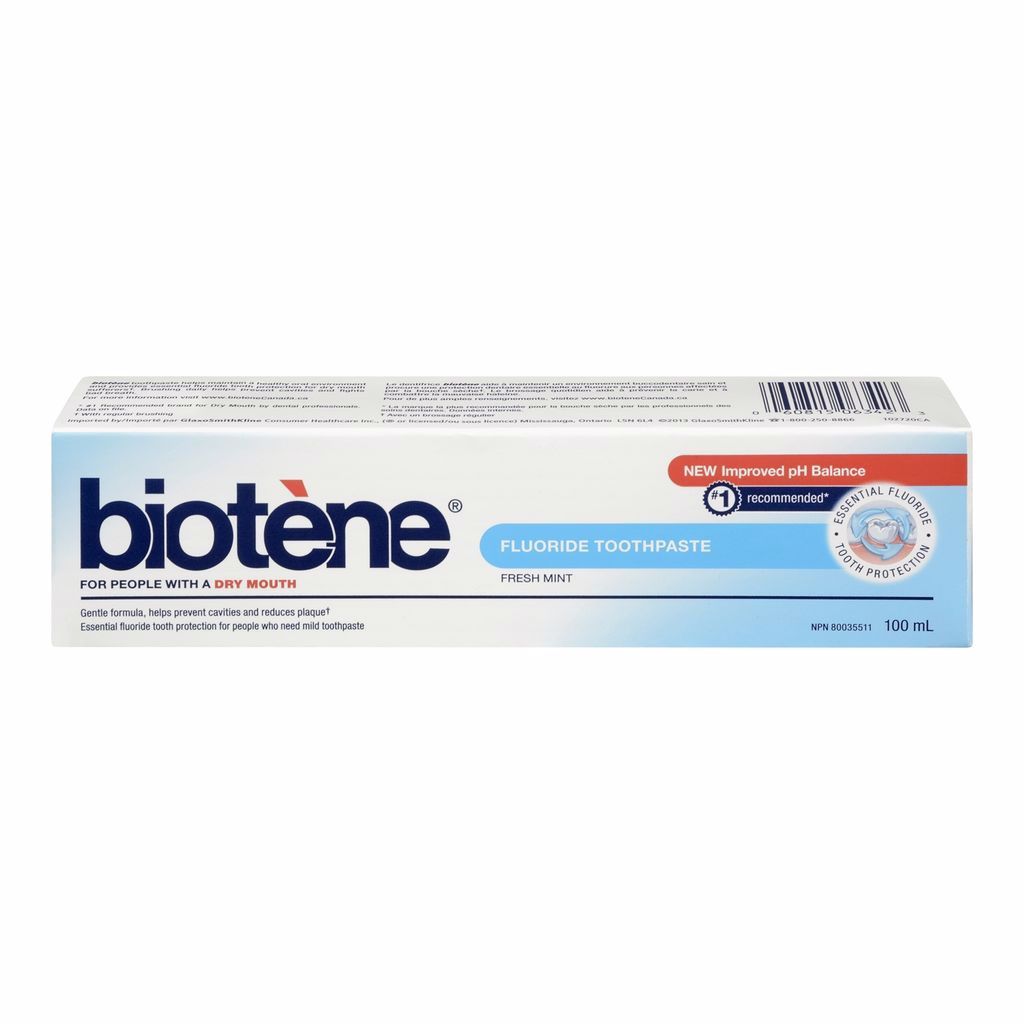 Biotene Biot Ne Fresh Mint Fluoride Toothpaste Fresh Mint 100 Ml 100.0 Ml