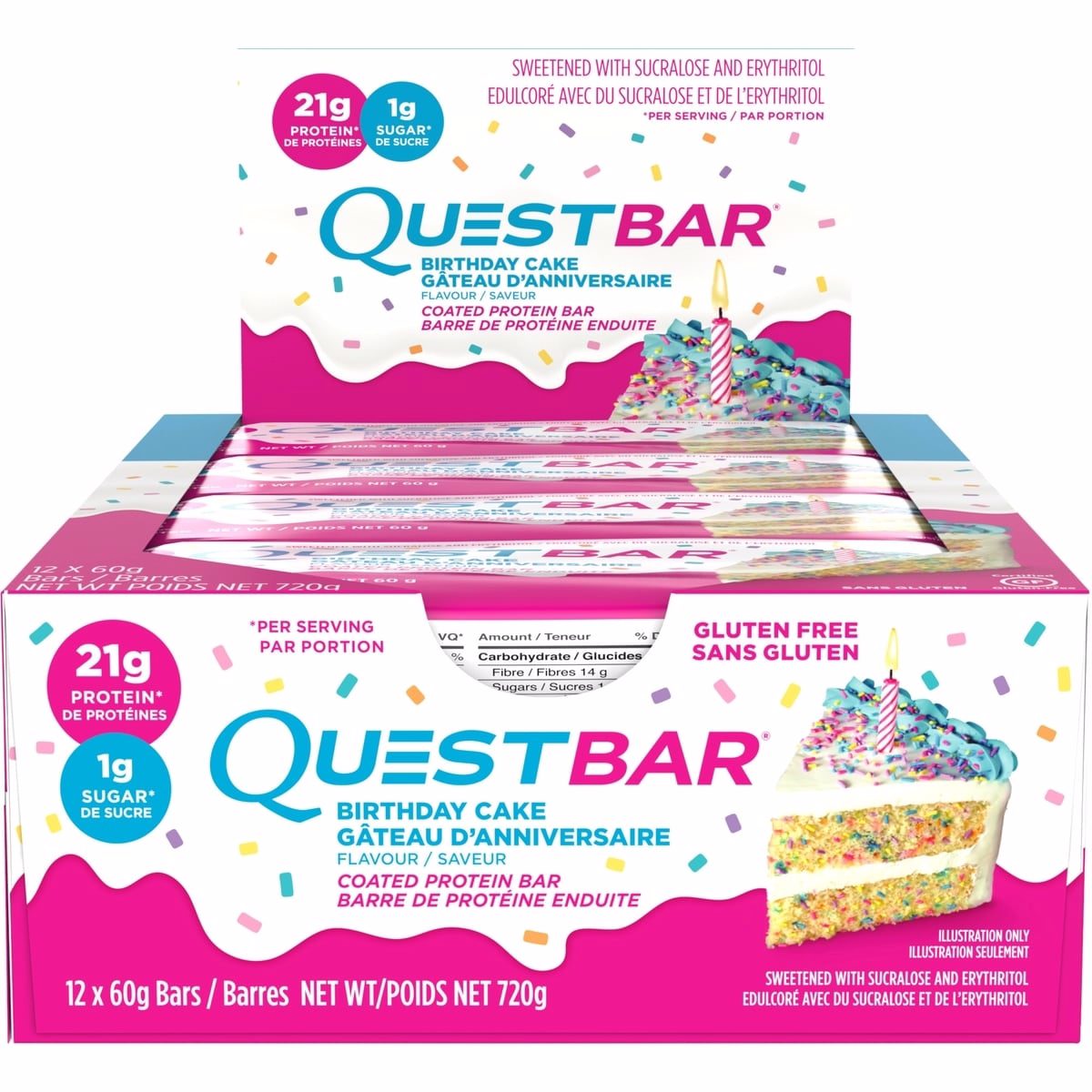 バースデーケーキ 2.12oz - 12個入り