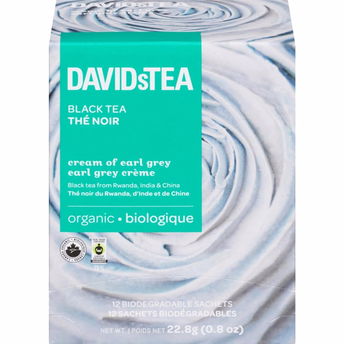 Davids Tea 紅茶 伯爵茶奶香 有機