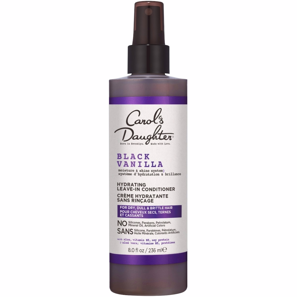 Black Vanilla Moisturizing Detangling Leave-in Conditioner with Vitamin B5 & Aloe