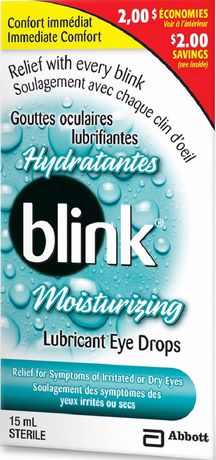 Blink Moisturizing Lubricant Eye Drops