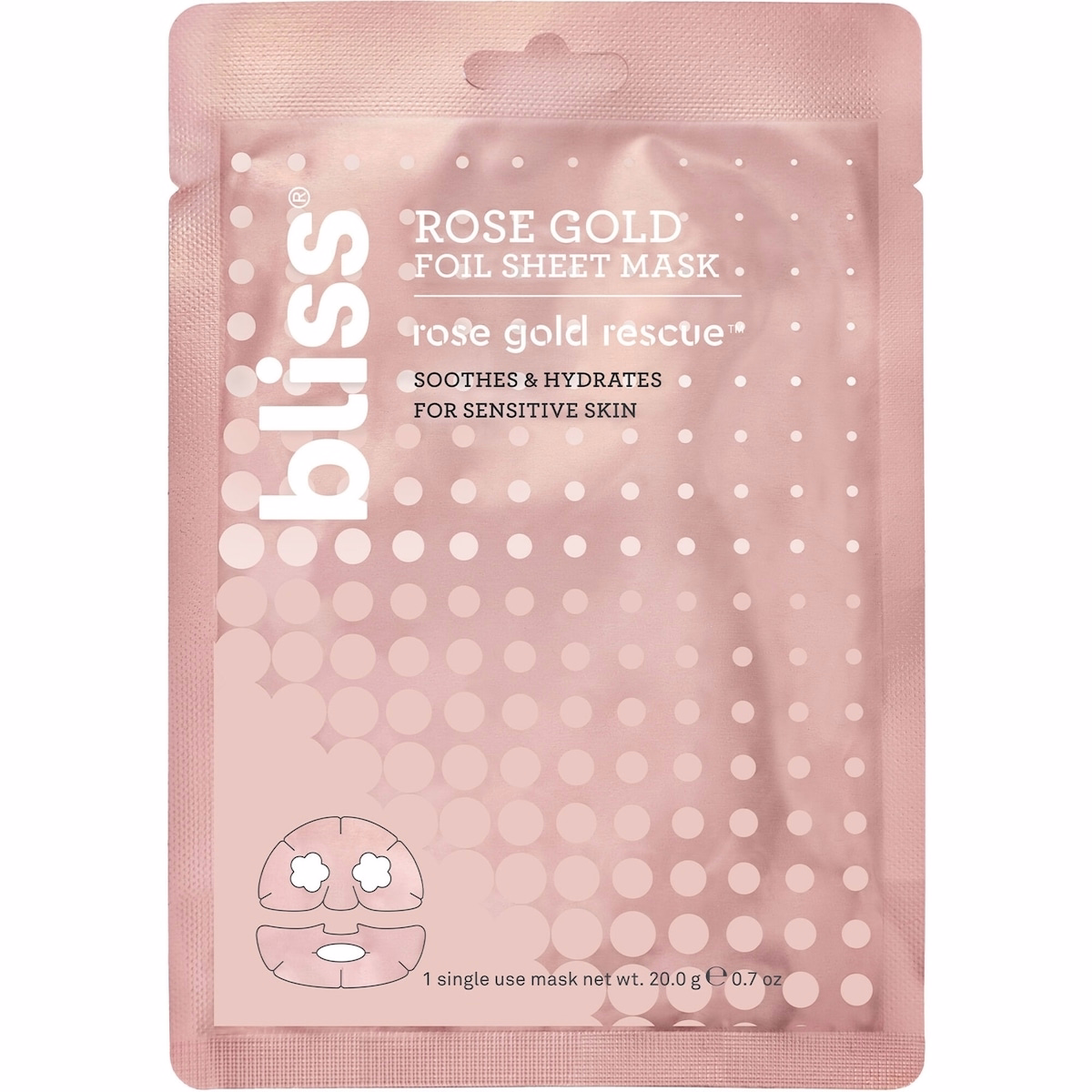 Bliss 玫瑰金救援™ 玫瑰金箔背片狀面膜