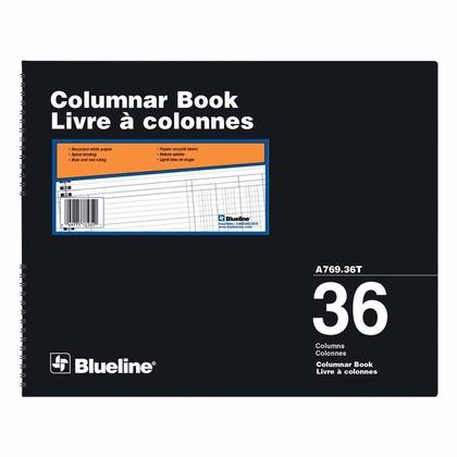 Blueline Livre à Colonnes A769, A769-36T, 36 Colonnes