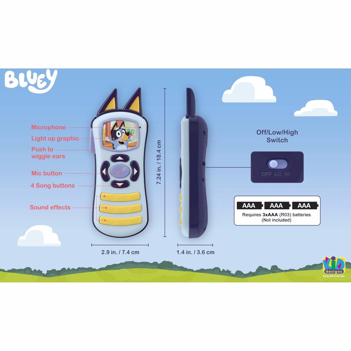 Bluey Sing-Along Remote Bluey Sing-Along Remote