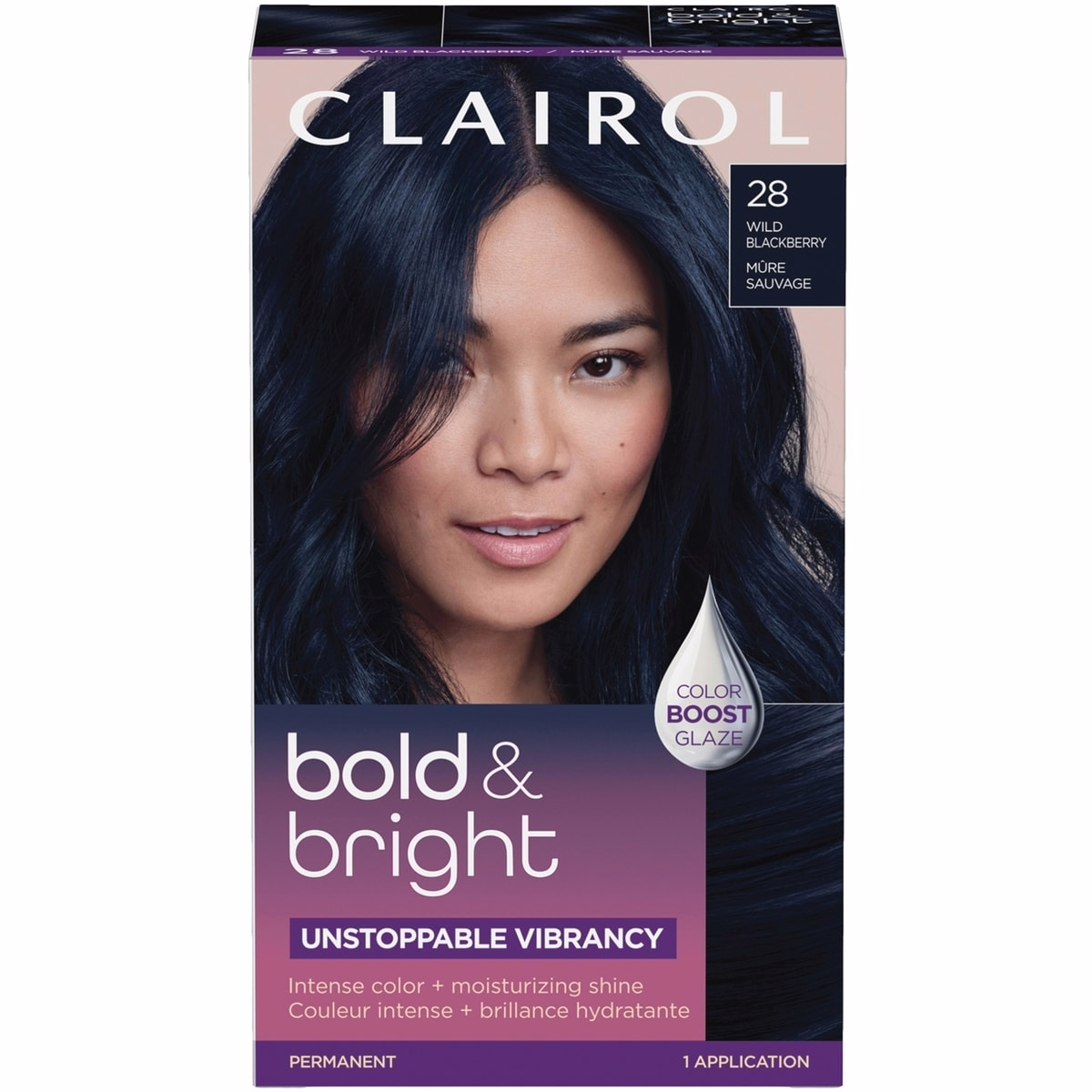 Bold & Bright, Permanent Hair Dye, Intense Color + Moisturizing Shine Bold & Bright, Permanent Hair Dye, Intense Color + Moisturizing Shine