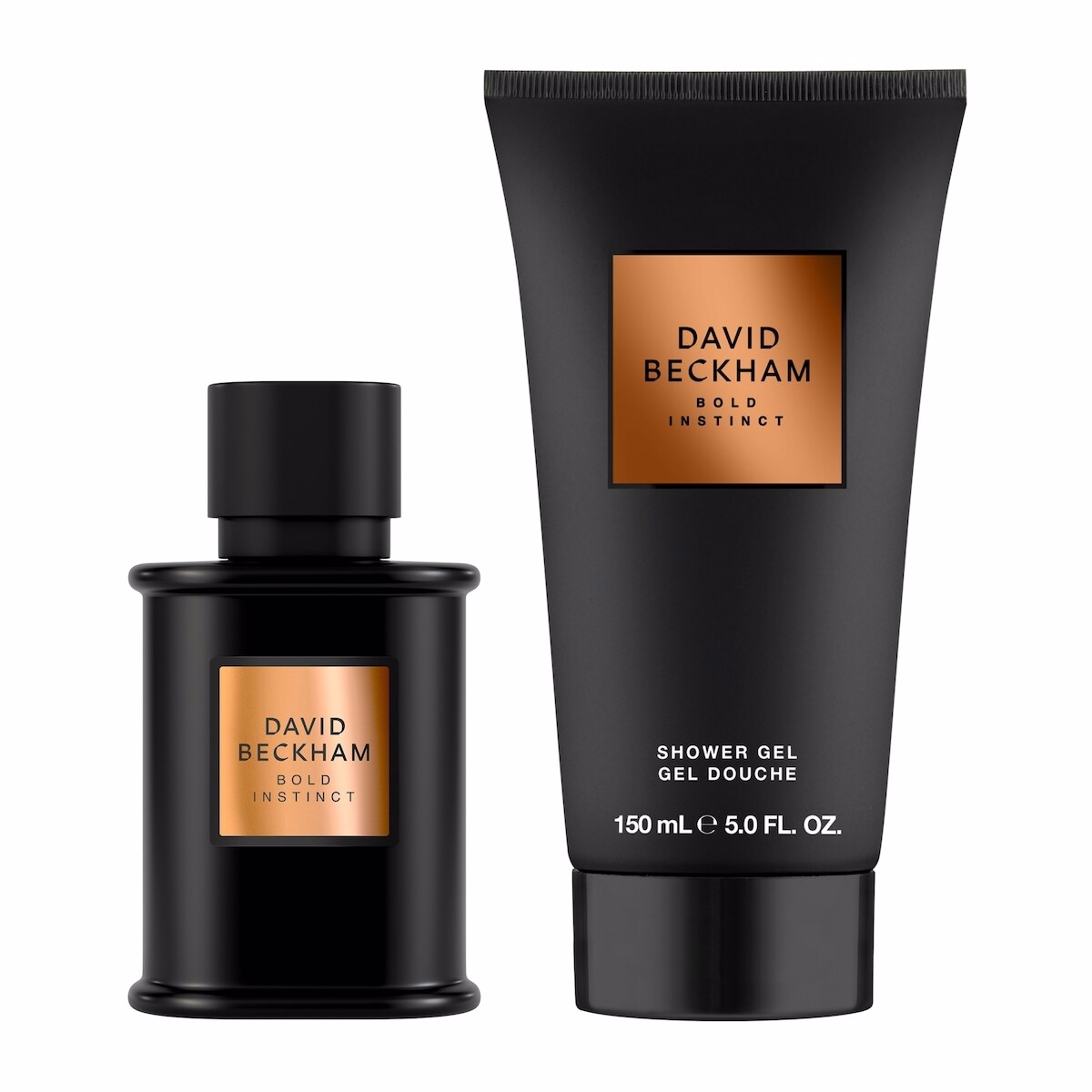 Bold Instinct Eau de Parfum & Shower Gel Body Spray Gift Set for Him, Captivating Woody Aftershave