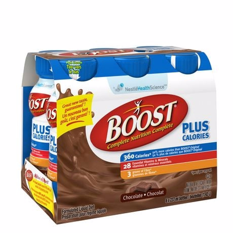 Boost Plus Calories Chocolate Formulated Liquid Diet Drink, 6 X 237ml 1.0 Pk