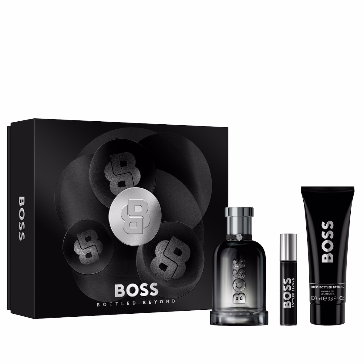 BOSS Bottled Beyond 香水型香氛與男士沐浴露三件套