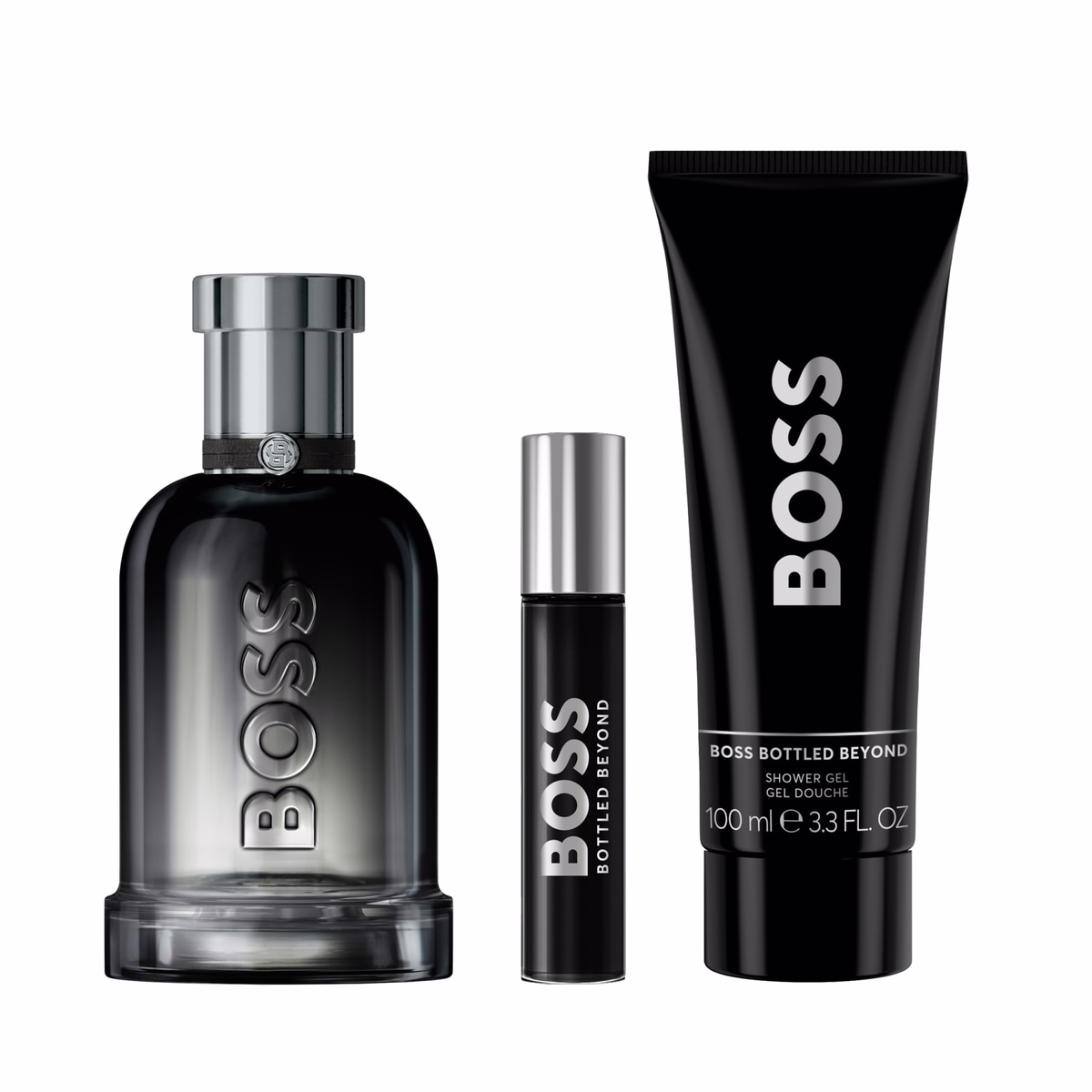BOSS Bottled Beyond 香水型香氛與男士沐浴露三件套