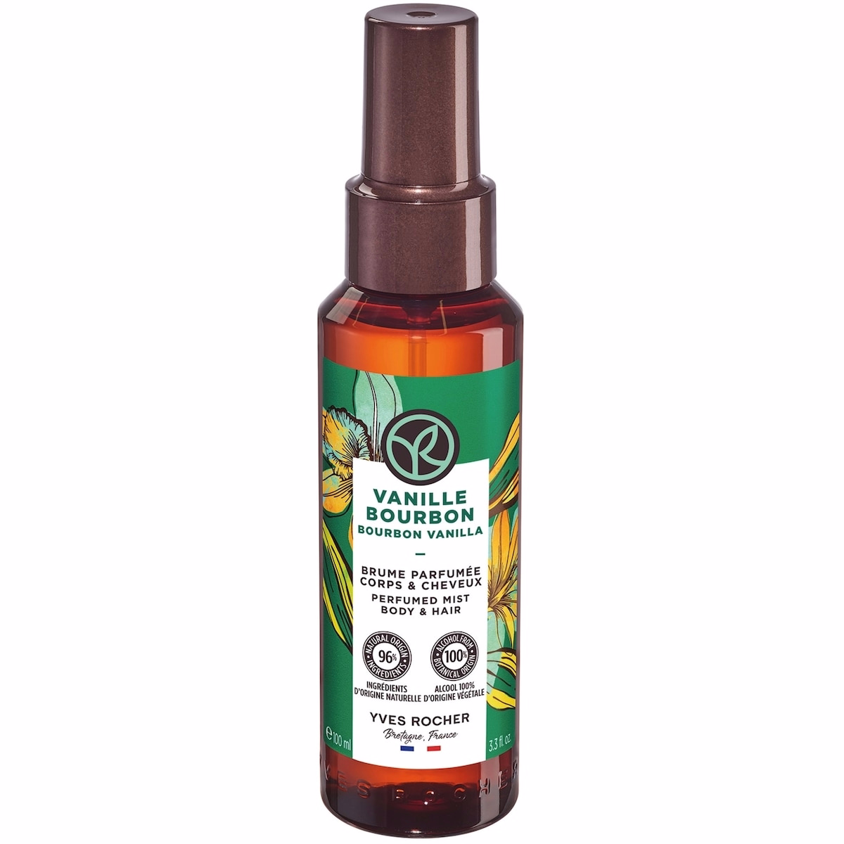 Brume Parfumée Bourbon Vanilla pour Cheveux et Corps