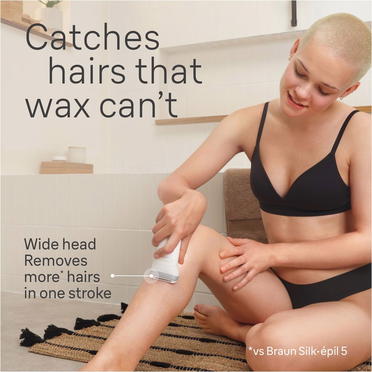 Braun Silk-épil 7 Epilator, Wet and Dry, Wide Head, Includes Shaver Head and Trimmer Comb, SE7-041, Silver Braun Silk-épil 7 Epilator, Wet and Dry, Wide Head, Includes Shaver Head and Trimmer Comb, SE7-041, Silver