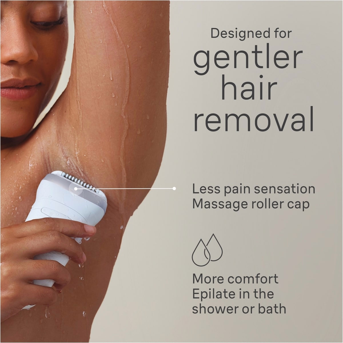 Braun Silk-épil 7 Epilator, Wet and Dry, Wide Head, Includes Shaver Head and Trimmer Comb, SE7-041, Silver Braun Silk-épil 7 Epilator, Wet and Dry, Wide Head, Includes Shaver Head and Trimmer Comb, SE7-041, Silver