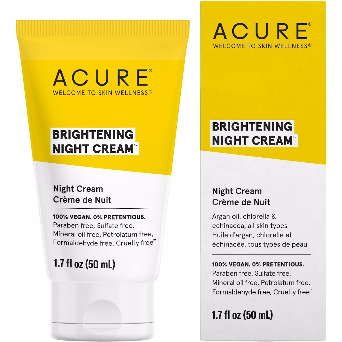 Crème de nuit éclaircissante