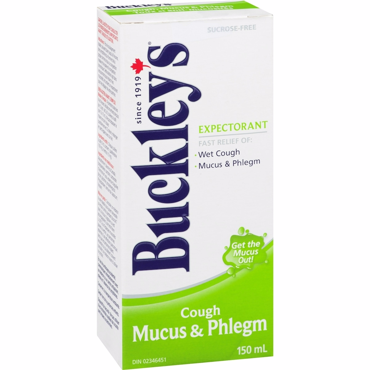 Buckley's® Mucus & Phlegm Expectorant Cough Syrup Sucrose-Free 150mL Buckley's® Mucus & Phlegm Expectorant Cough Syrup Sucrose-Free 150mL