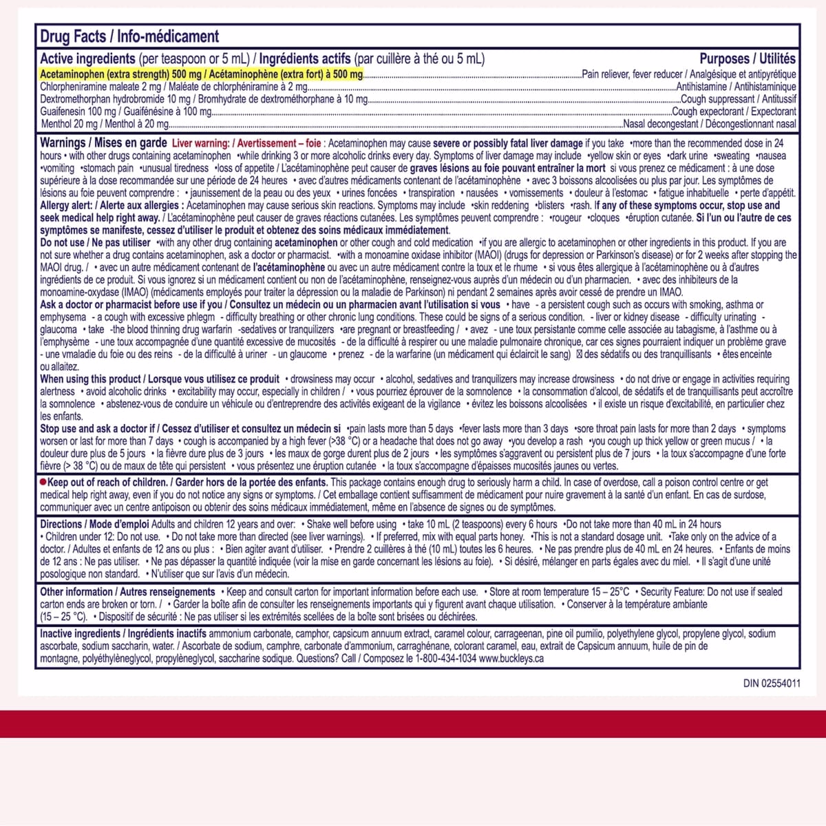 Buckley's Nighttime Complete Extra Strength Plus Mucus Relief