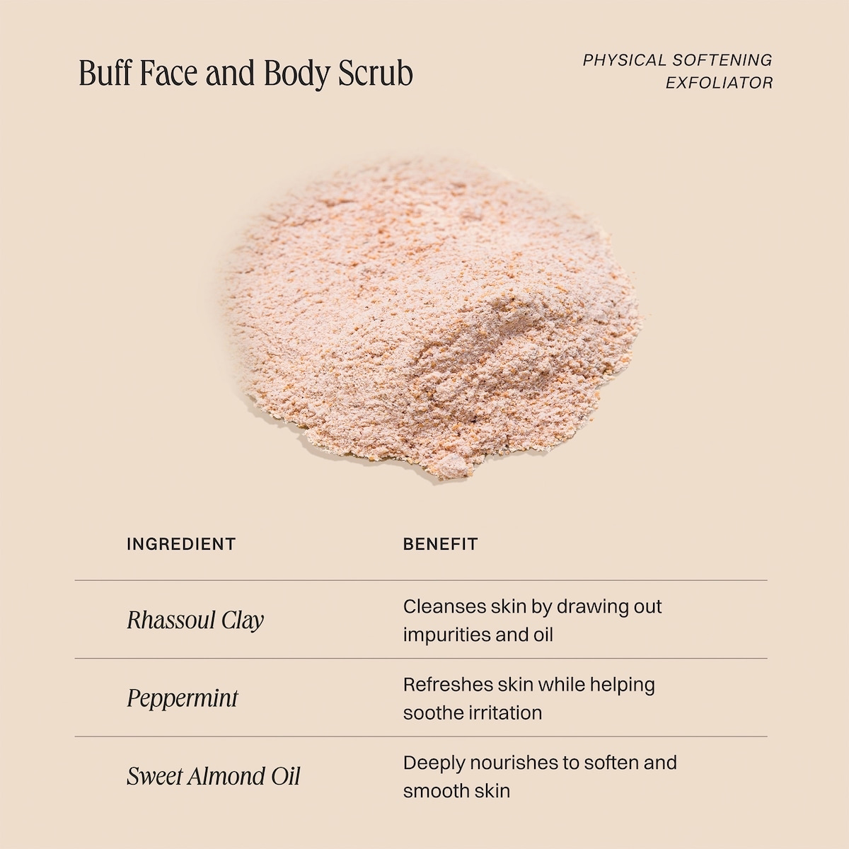 Buff Face and Body Scrub Buff Face and Body Scrub