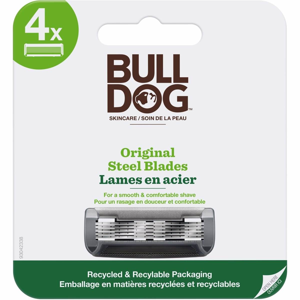 Bulldog 原裝竹柄剃鬚刀替換頭