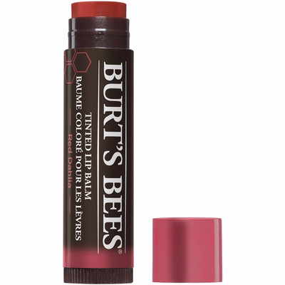 Burts Bees 100% 天然著色護唇膏 紅色大麗花，含乳木果油與植物蠟 - 1 支