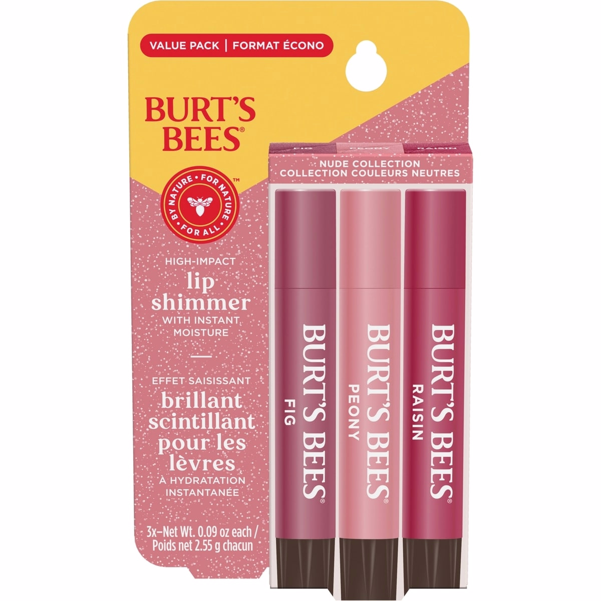 Burt's Bees 唇部光澤，100% 天然成分唇彩，著色唇彩