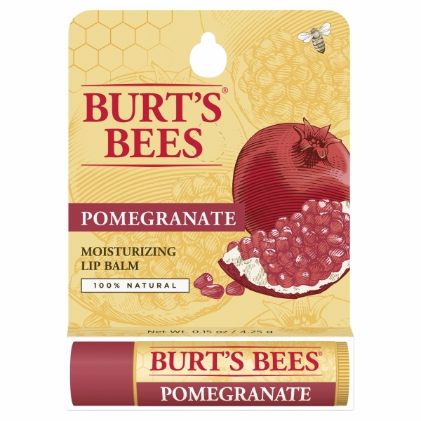 Burt's Bees 保濕護唇膏 - 石榴香 0.15 Oz 護唇膏
