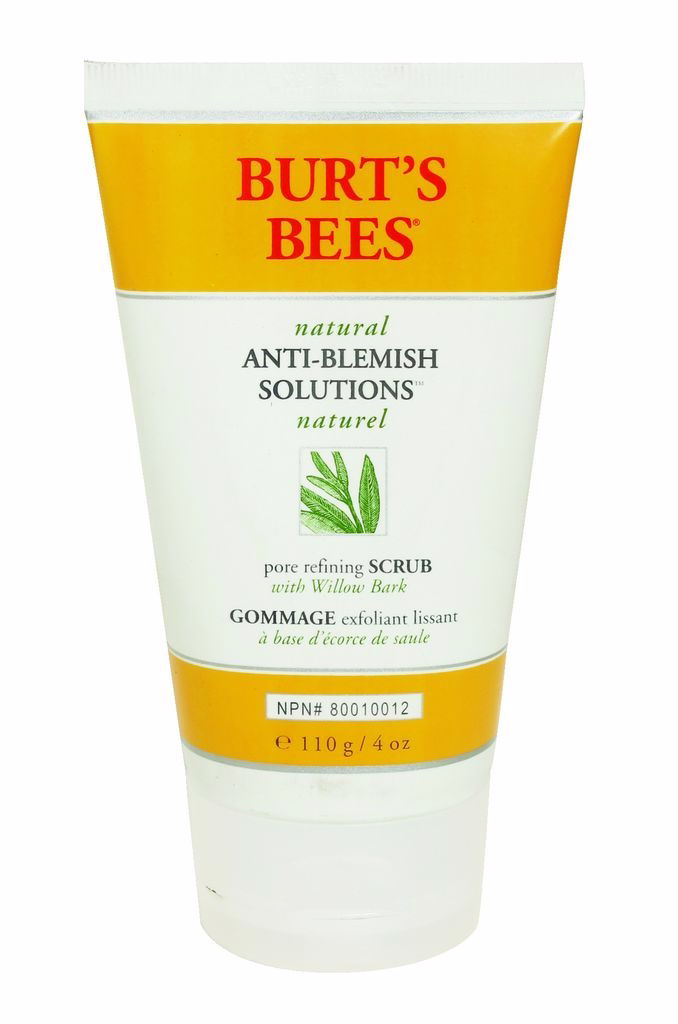 Burts Bees 천연 여드름 관리 솔루션 모공 정제 스크럽
