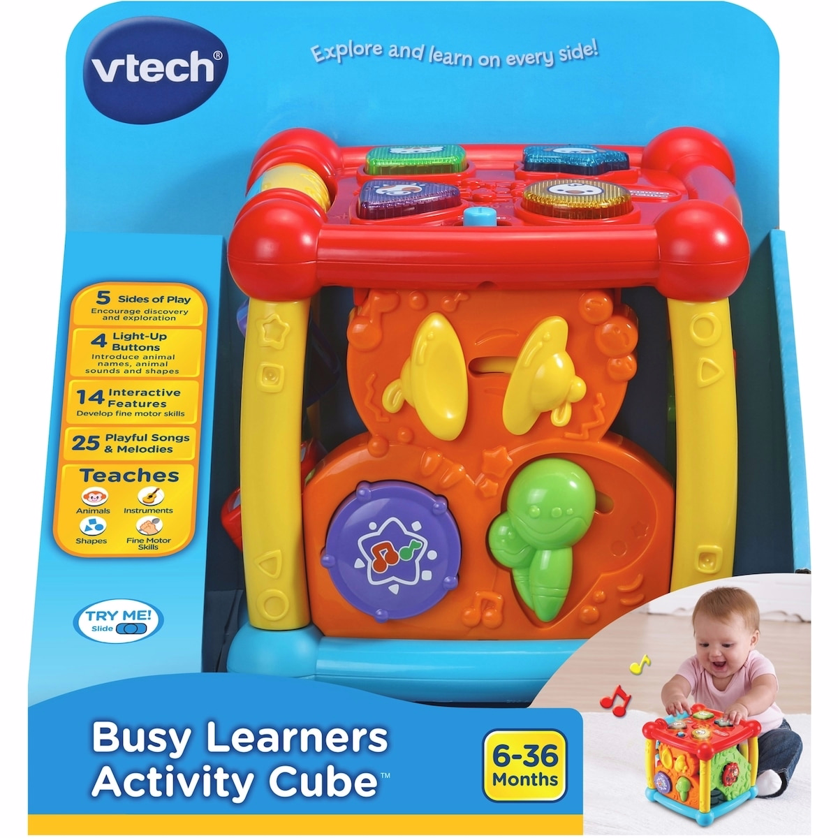 Busy Learners Activity Cube - English Version Busy Learners Activity Cube - English Version