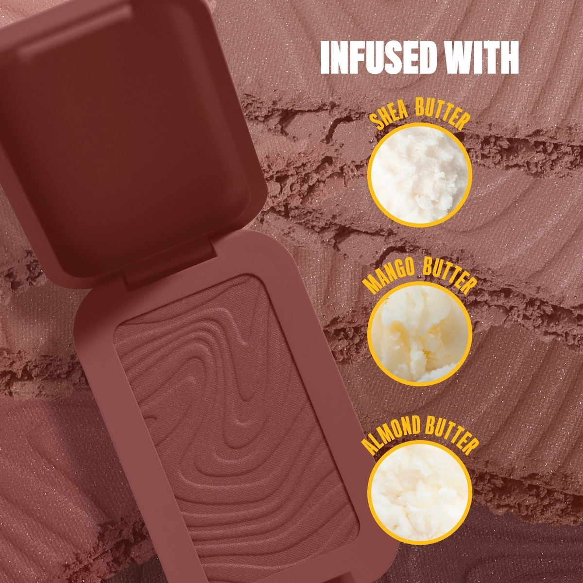 Buttermelt ブロンザー、パウダーブロンザー、12時間着用、色落ち耐性・移動耐性、シアバター配合 Buttermelt ブロンザー、パウダーブロンザー、12時間着用、色落ち耐性・移動耐性、シアバター配合