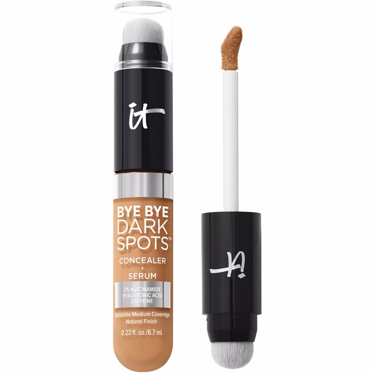 Bye Bye Dark Spots Concealer + Serum with 2% Niacinamide

INSTANT NATURAL COVERAGE + CLINICALLY FADES DRAK SPOTS*