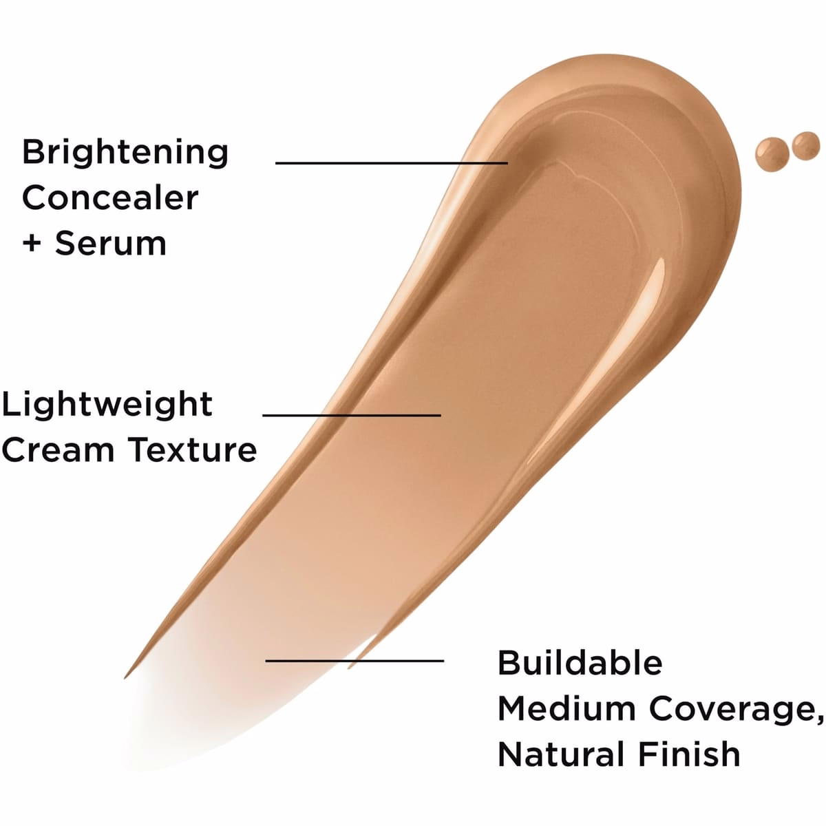 Bye Bye Dark Spots Concealer + Serum with 2% Niacinamide

INSTANT NATURAL COVERAGE + CLINICALLY FADES DRAK SPOTS*