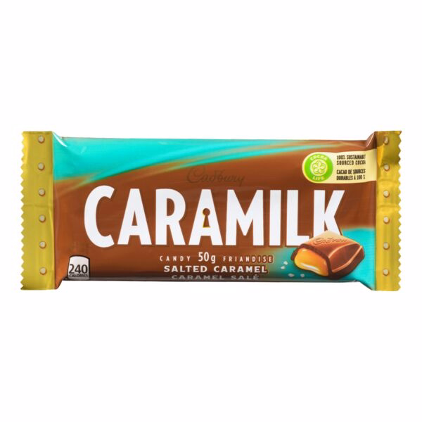 Cadbury Caramilk Salted Caramel Flavoured Chocolate Bar