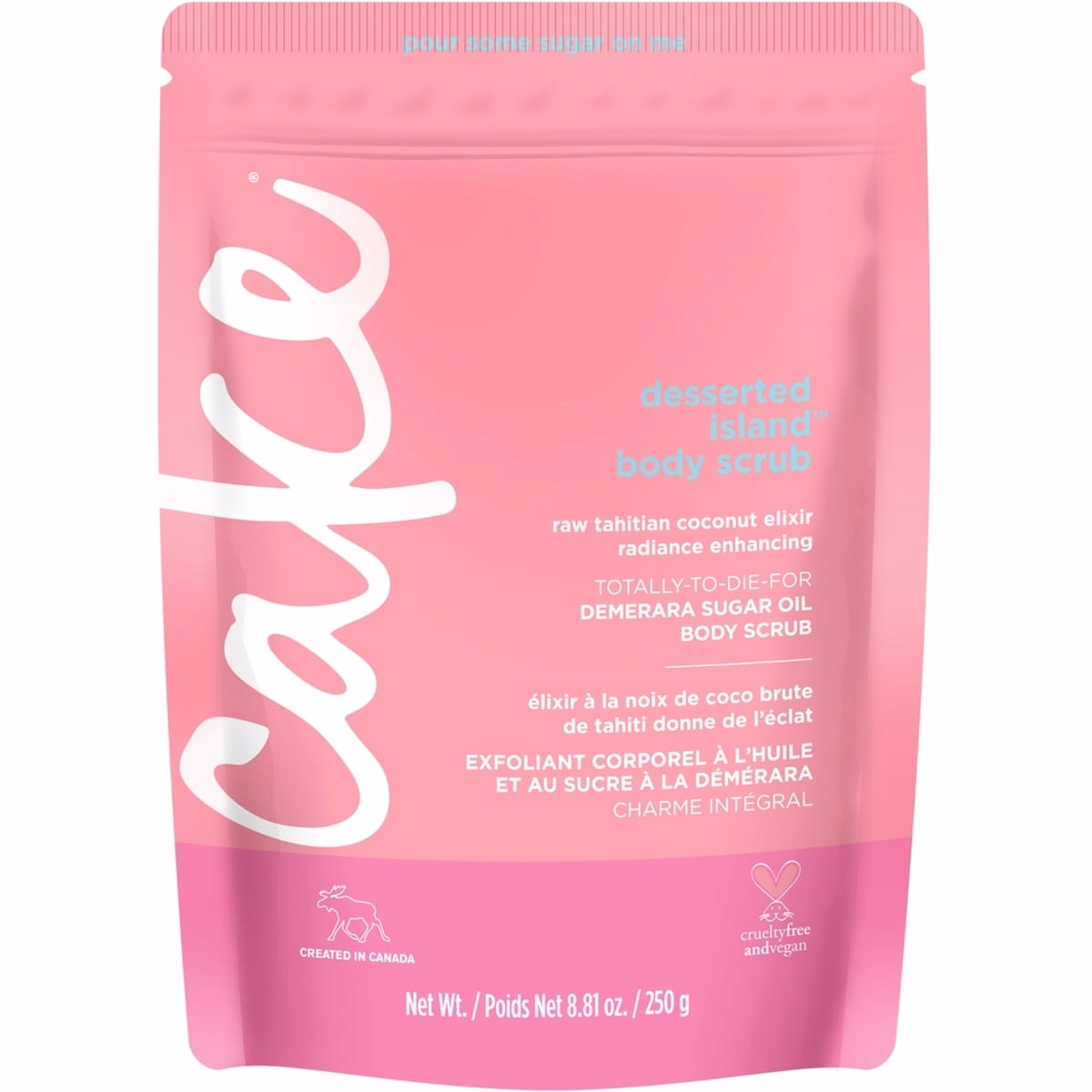 Cake Beauty Desserted Island Demerara Sugar-Oil 바디 스크럽