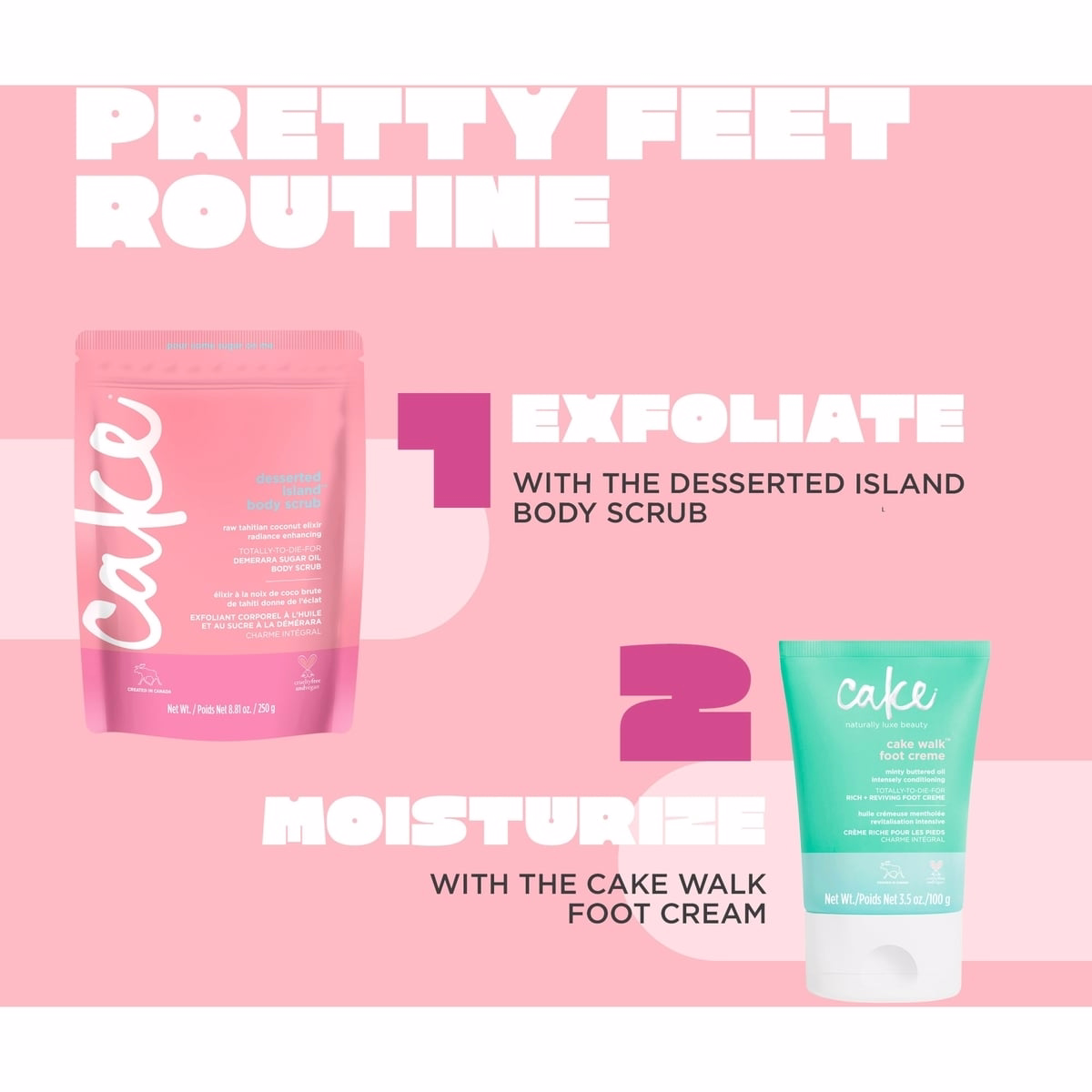 Cake Cakewalk® Foot Pretty Cream Cake Cakewalk® Foot Pretty Cream