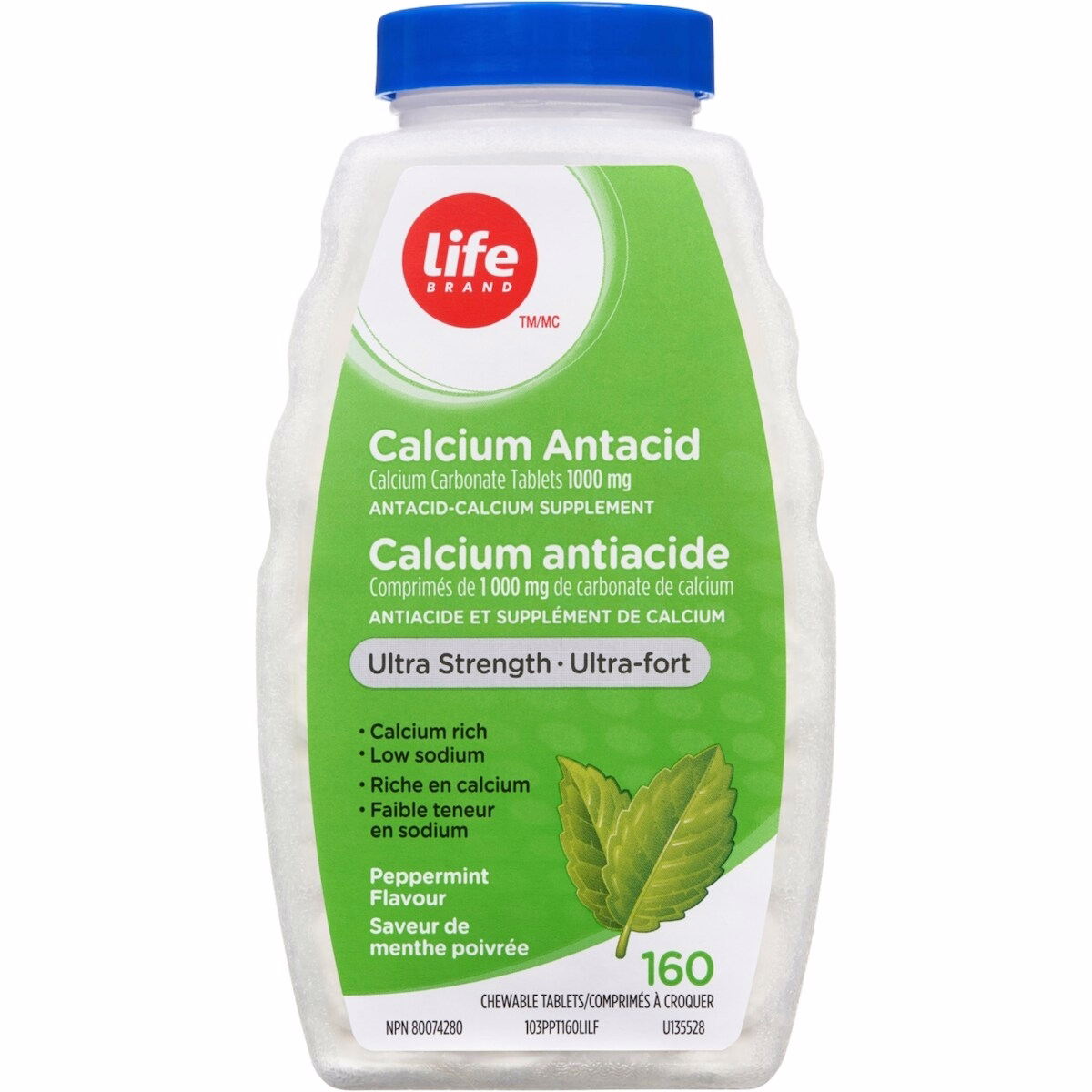Calcium Antacid Ultra Strength Peppermint 160 Calcium Antacid Ultra Strength Peppermint 160