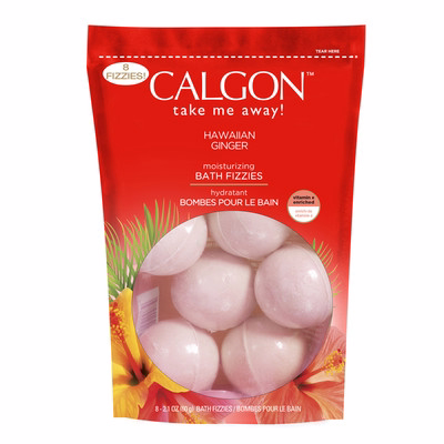 Calgon Hawaiian Ginger Moisturizing Bath Fizzies 8.