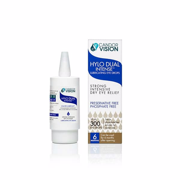 Candor HYLO® Dual Intense Eye Drops - 10ml for Dry Eyes Relief and Moisture Retention