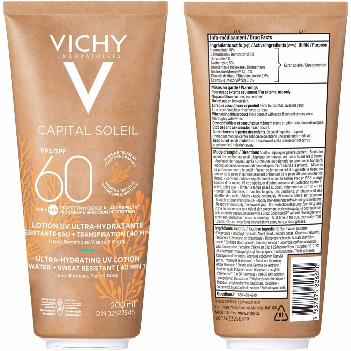 Capital Soleil Ultra-hydrating UV Lotion SPF 60