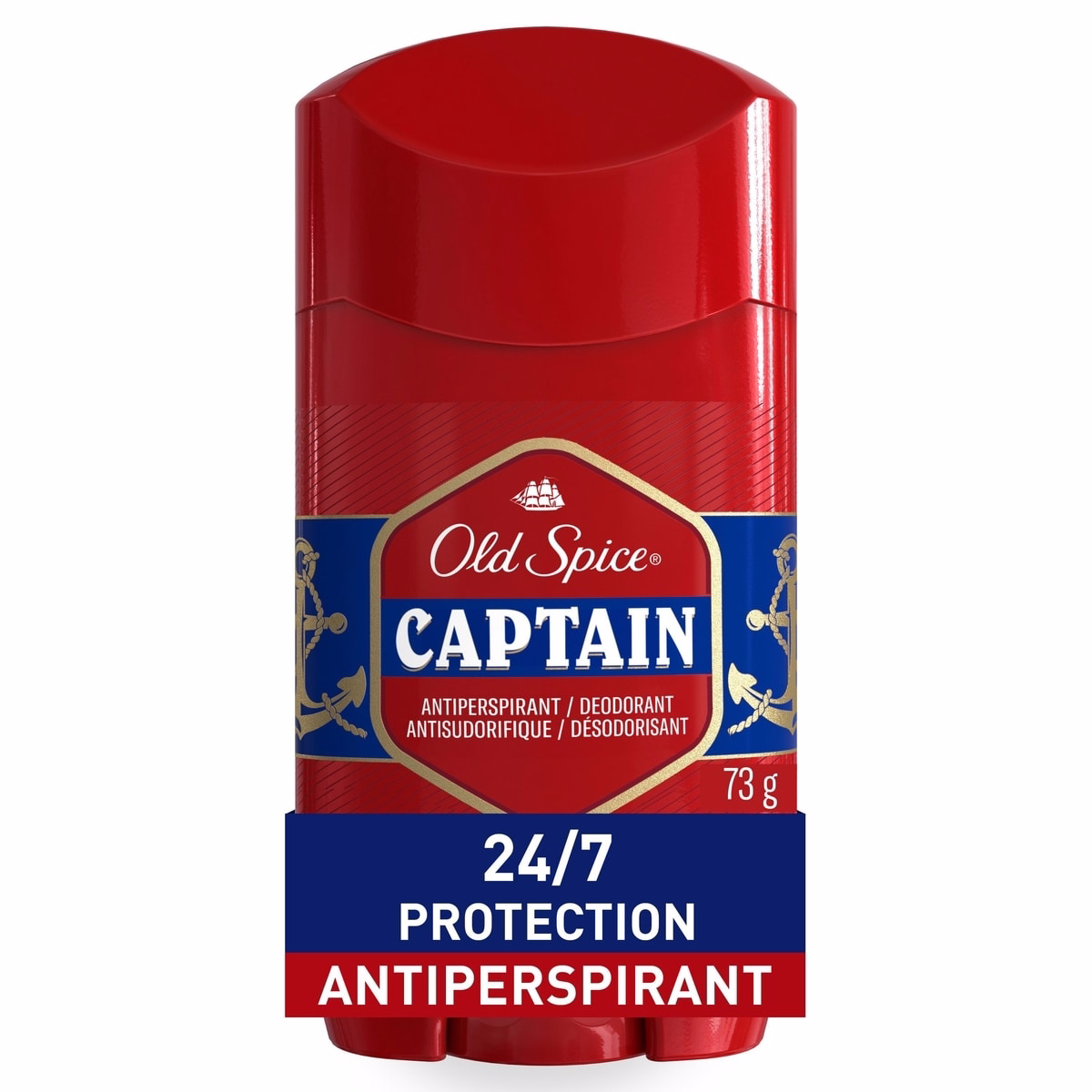 Captain, Antiperspirant et Déodorant pour Hommes