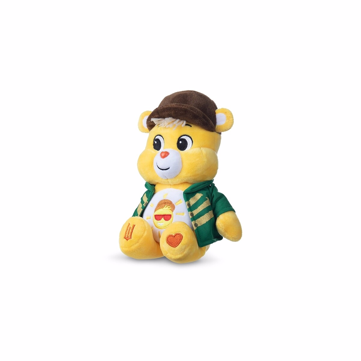 Care Bears x Wicked ファンサイズぬいぐるみ Funshine Bear が Scarecrow の姿