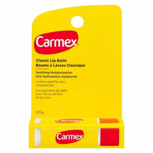 Carmex Lip Balm Classic Flavour SPF15 Stick 4.25g - Moisturizing Relief for Dry, Chapped Lips