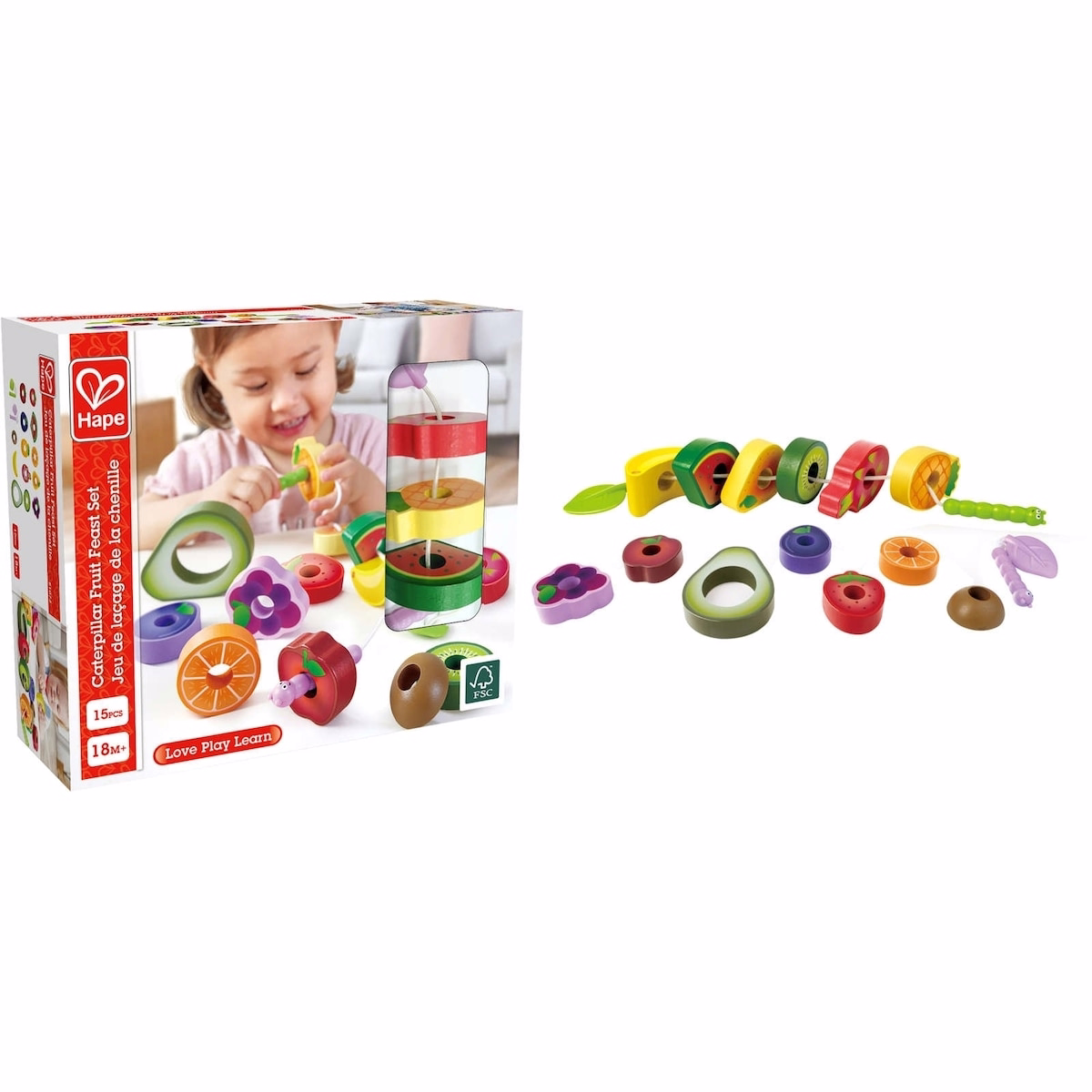 Caterpillar Fruit Feast Set